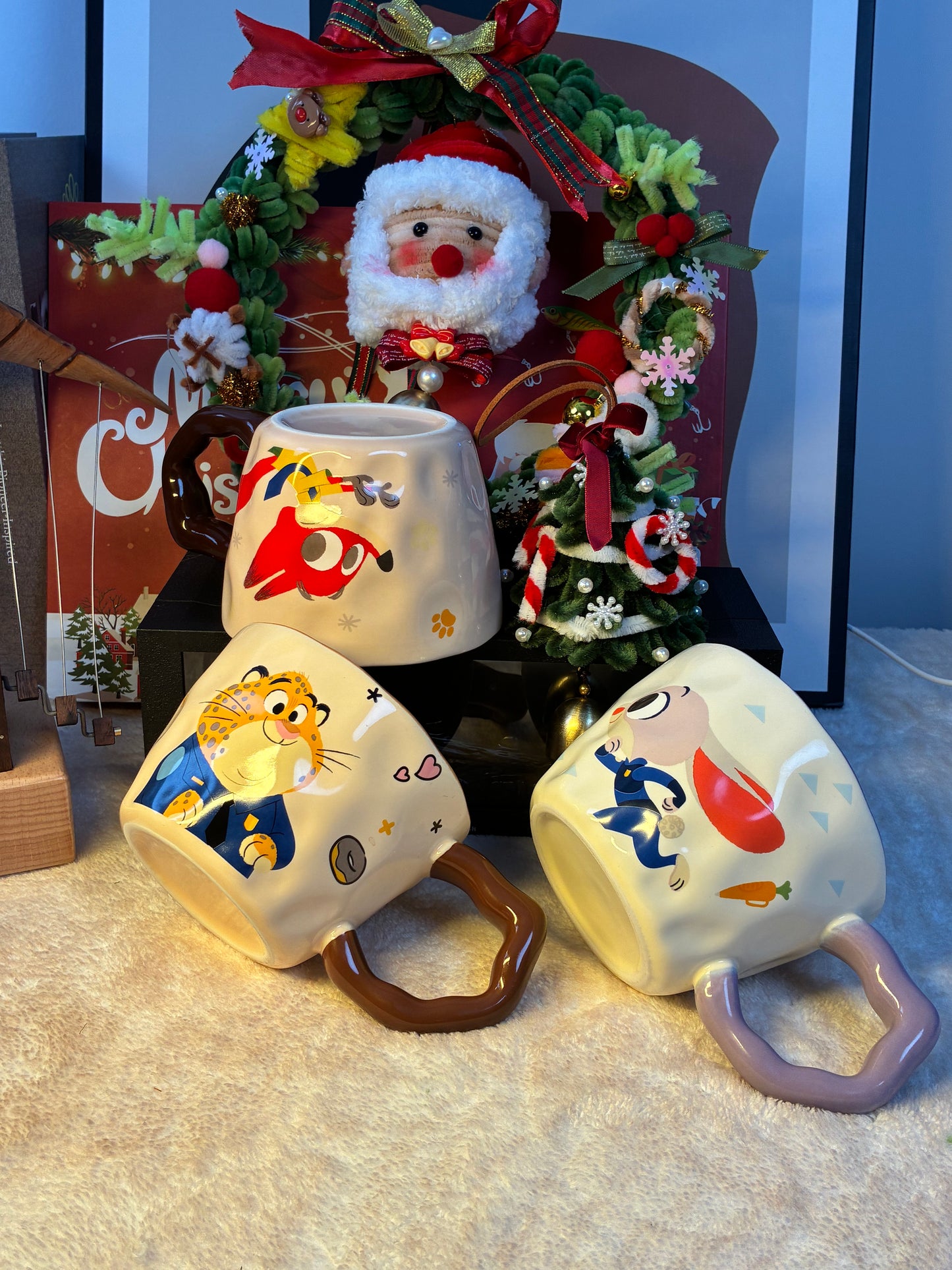 Official Ceramic Mug Collection | 3D Big Head Mug & Zootopia Series | Cute Cartoon Coffee Cup | Gift & Collector Edition