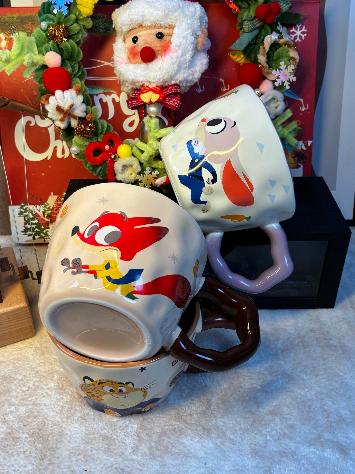 Official Ceramic Mug Collection | 3D Big Head Mug & Zootopia Series | Cute Cartoon Coffee Cup | Gift & Collector Edition