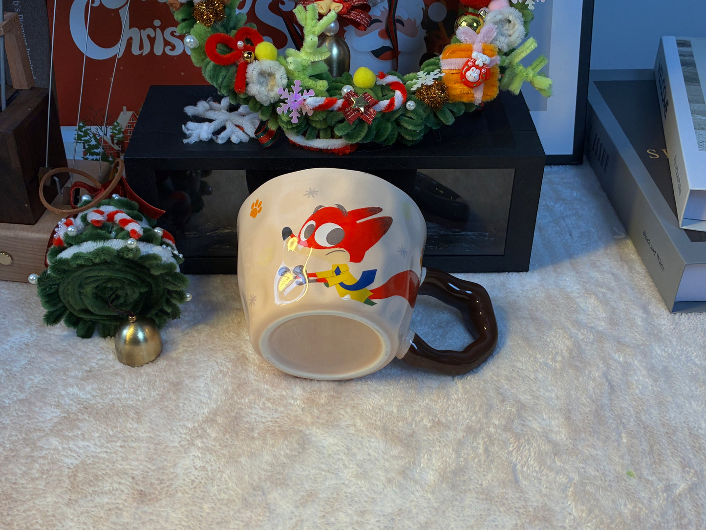 Zootopia Ceramic Mug | Wilde, Hopps & Clawhauser Design | Creative 3D Handle Coffee Cup | Couple & Gift Edition