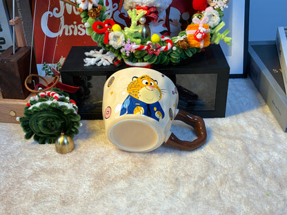 Zootopia Ceramic Mug | Wilde, Hopps & Clawhauser Design | Creative 3D Handle Coffee Cup | Couple & Gift Edition