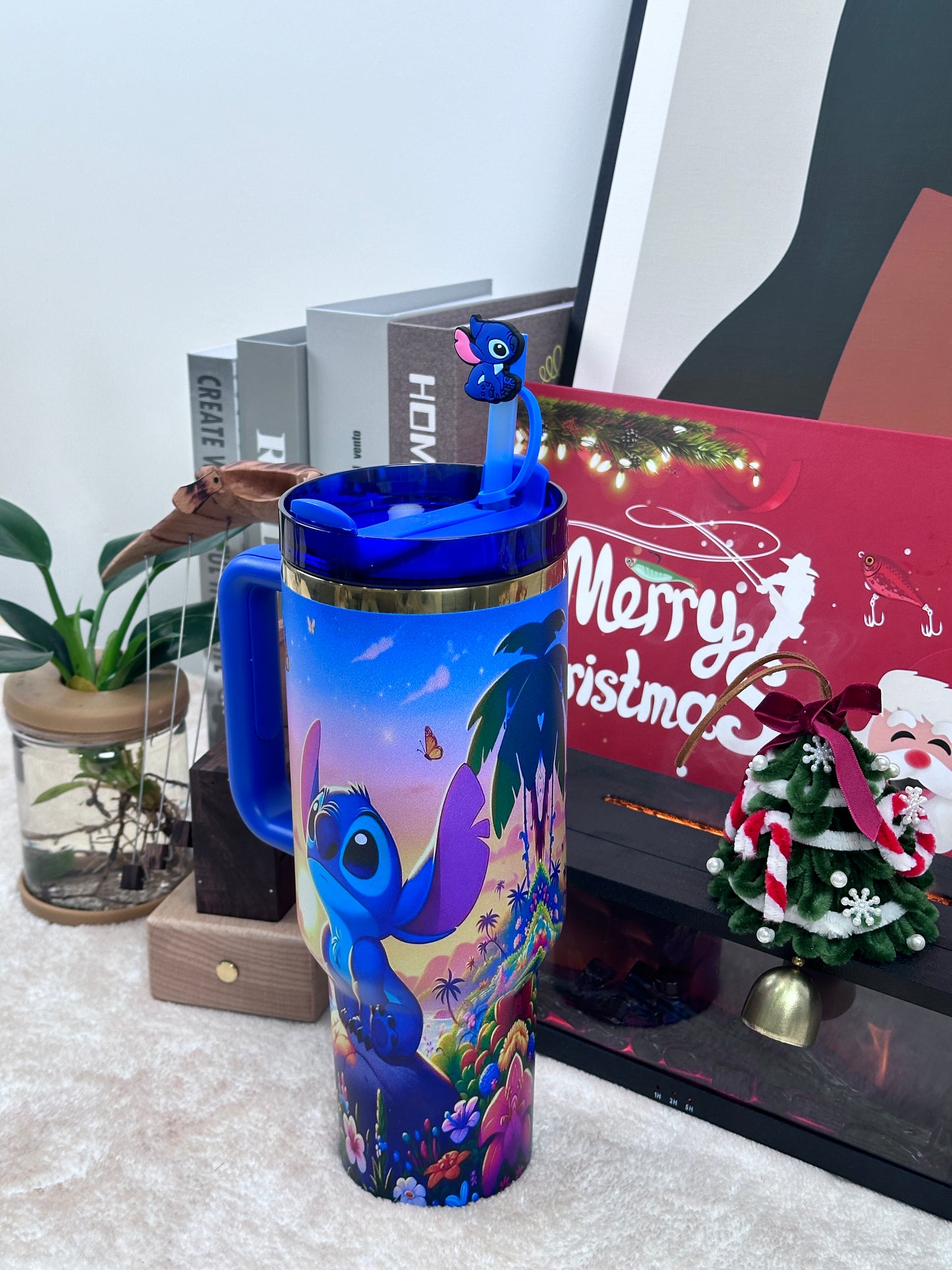 ✨Stainless Steel Tumbler with Lid & Straw | Cute Large-Capacity Insulated Mug | Creative Gift Cup