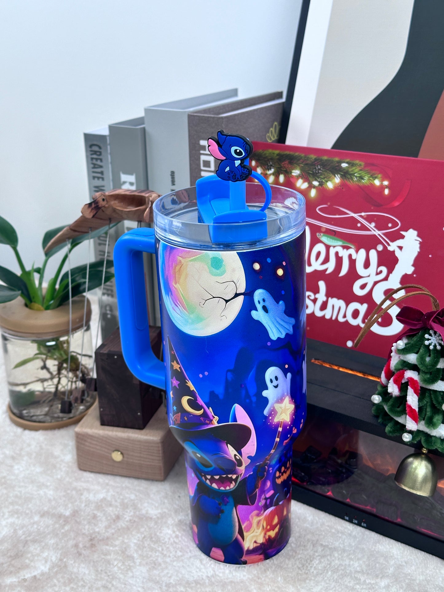 ✨Stainless Steel Tumbler with Lid & Straw | Cute Large-Capacity Insulated Mug | Creative Gift Cup